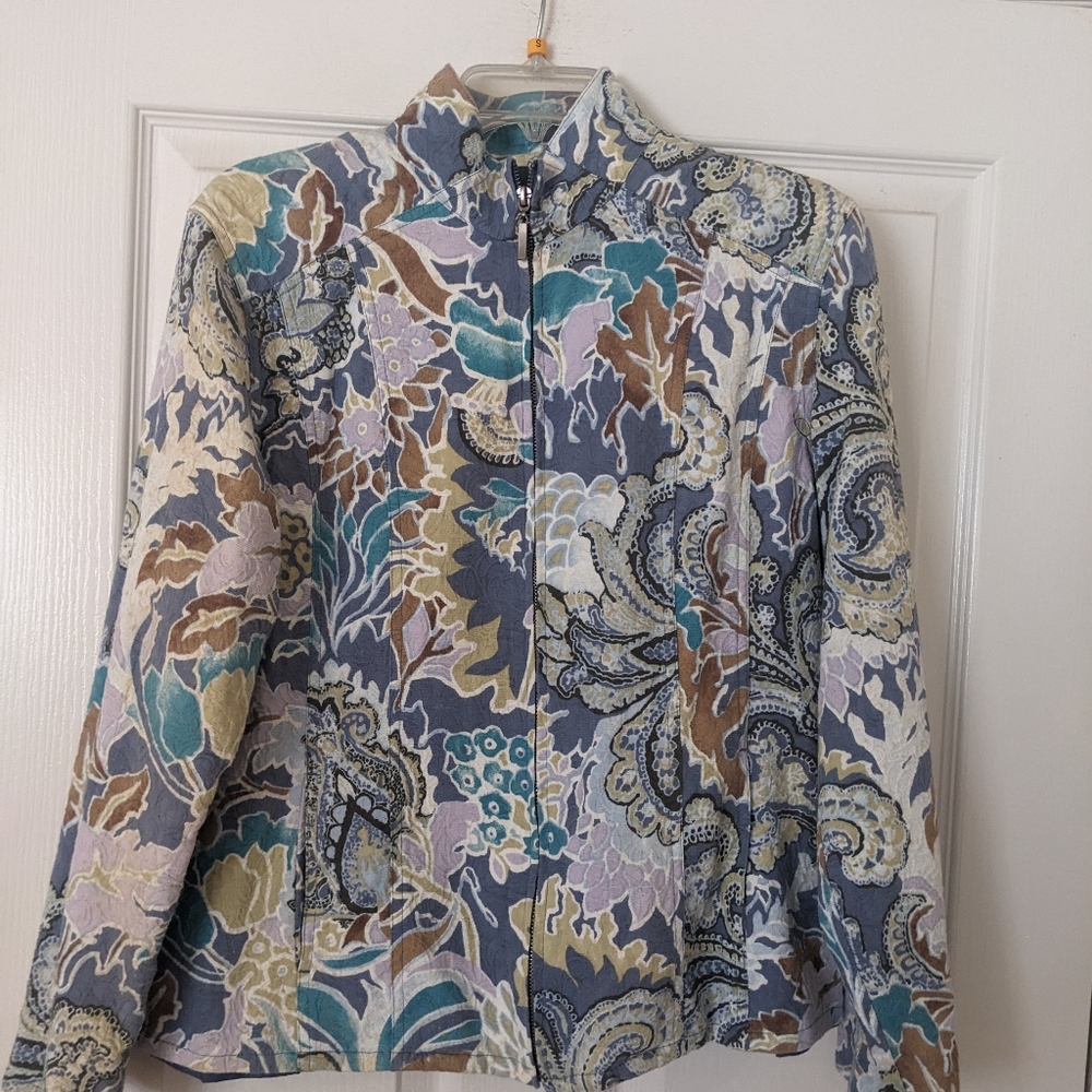 Chico's Floral Jacket